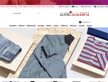 Tablet Screenshot of bernd-schliebitz.de